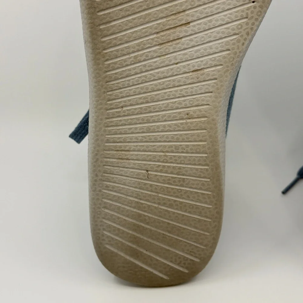 Allbirds Tree Topper Womens 10 Blue Gray Grey Shoes High Top‎ Lace Up Sneakers